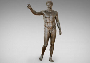 Έφηβος των Αντικυθήρων: Χάλκινο άγαλμα νέου. Προέρχεται από το ναυάγιο στη θαλάσσια περιοχή των Αντικυθήρων. 340 – 330 π.Χ.